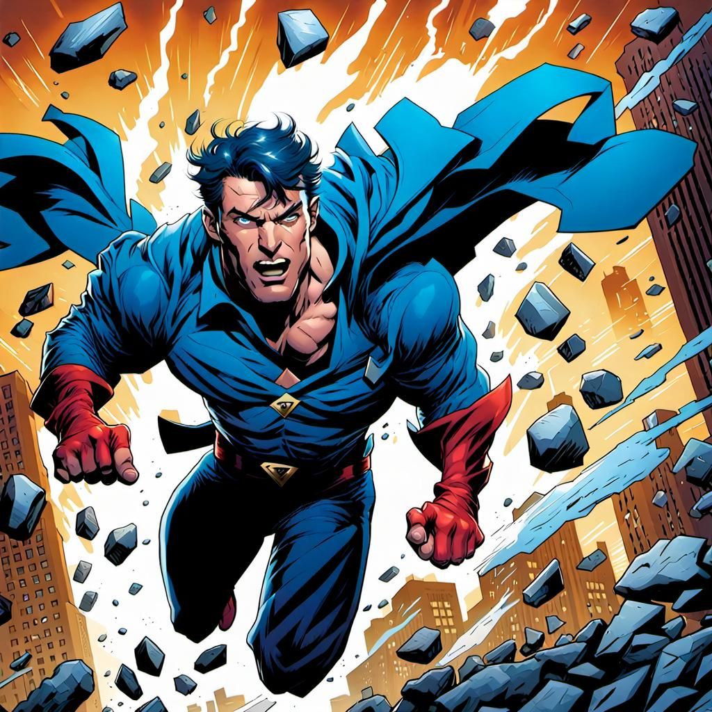 Cupid's Protector: Superhero Impact in Comic Book Art