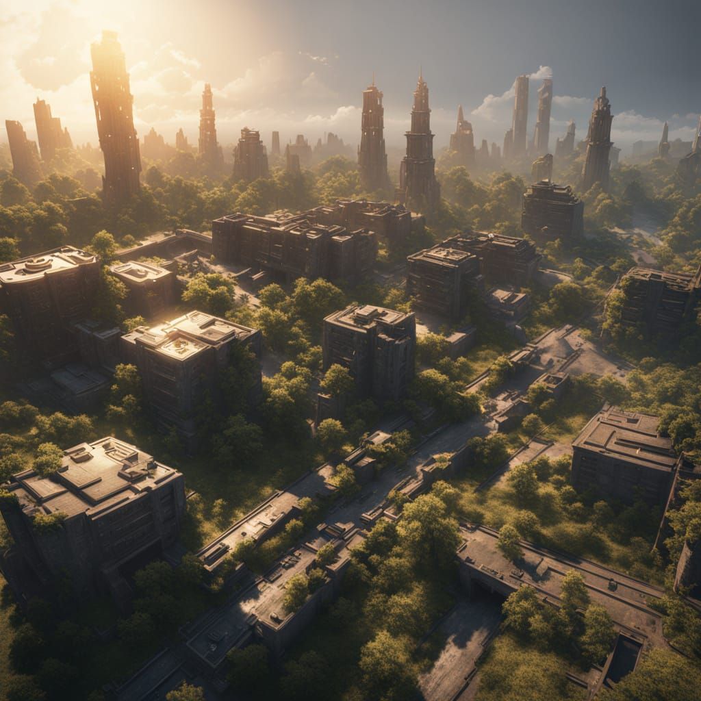 Gnarlwood Metropolis: A Crumbling City Reborn