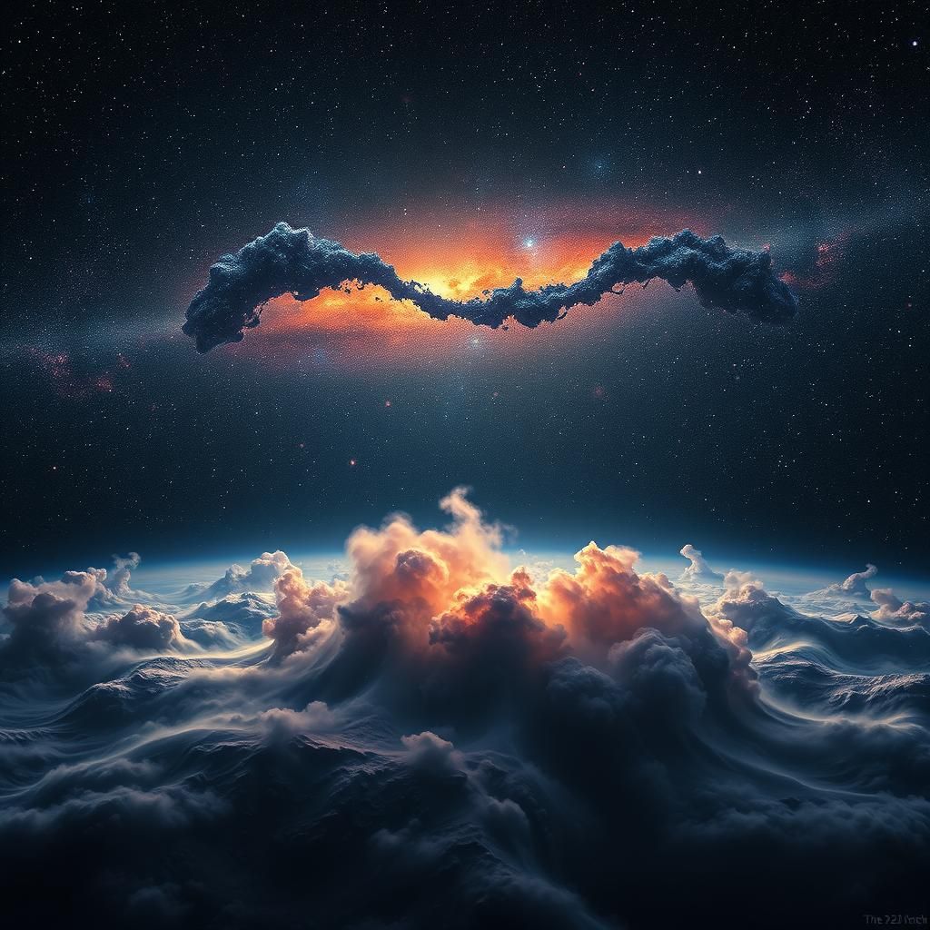 Cosmic Nebulae in Vast Starry Expanse