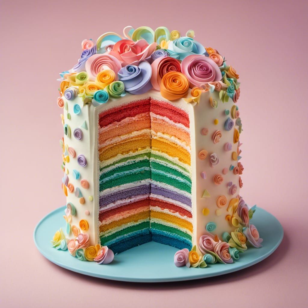 Rainbow Cake
