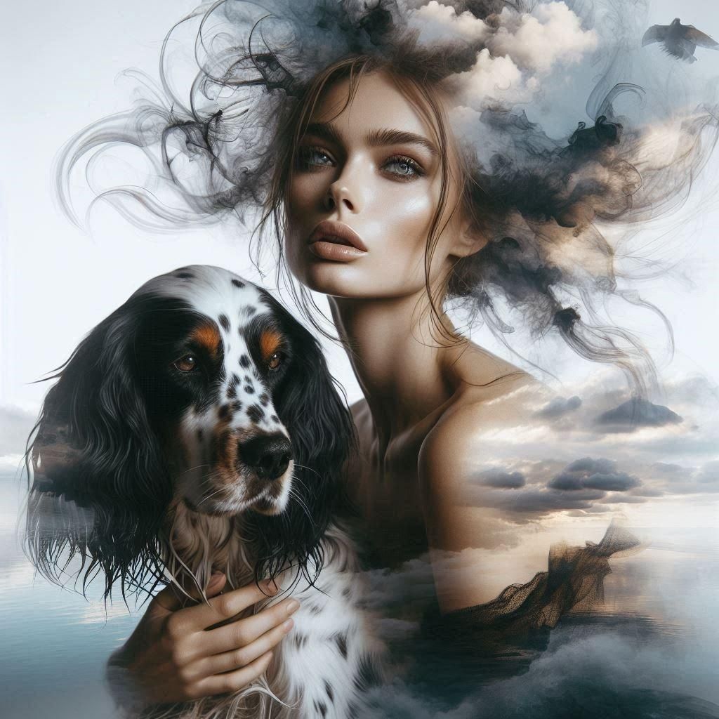 Double Exposure Effect as Oil Painting