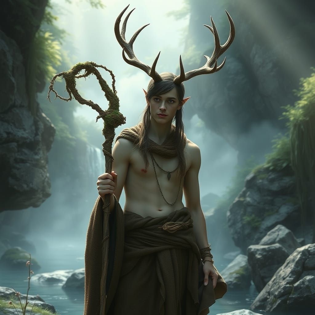 Mystical Guardian of the Misty Mountain Spring