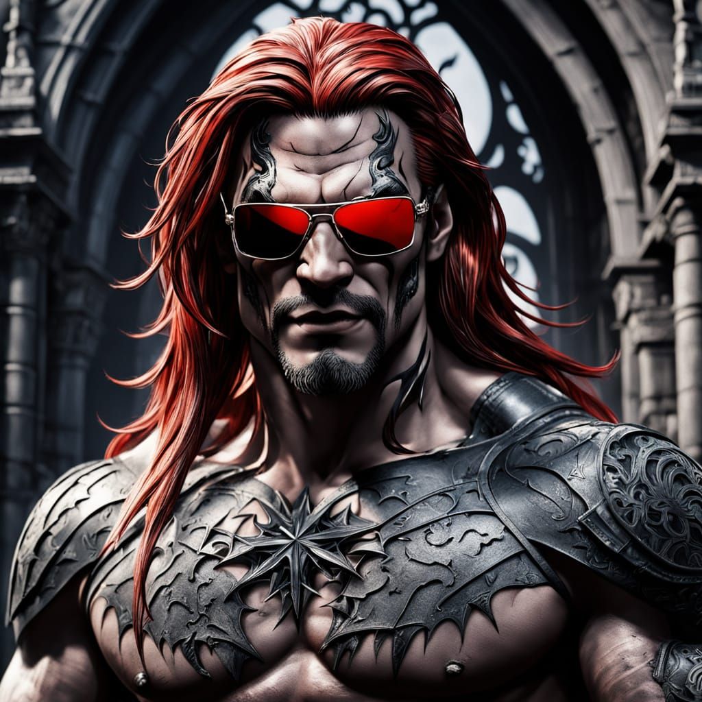 Dark Fantasy Wrestler Emerges from Shattered Packaging