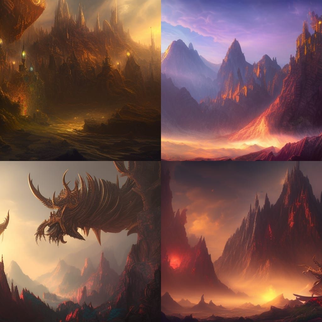 Detailed Matte Painting of Elden Bling