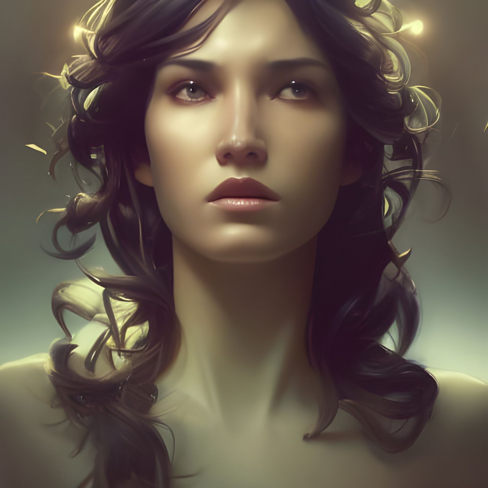 Justice Portrait in Hyperdetailed Digital Art Style