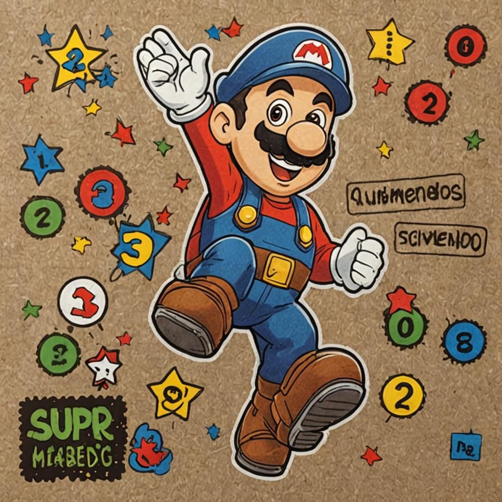 Super Mario Writes Numbers