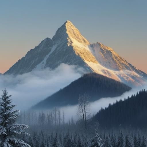 Volcanic Eruption with Lava Flowing