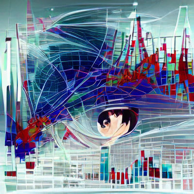Abstract Anime Big Data Visualization