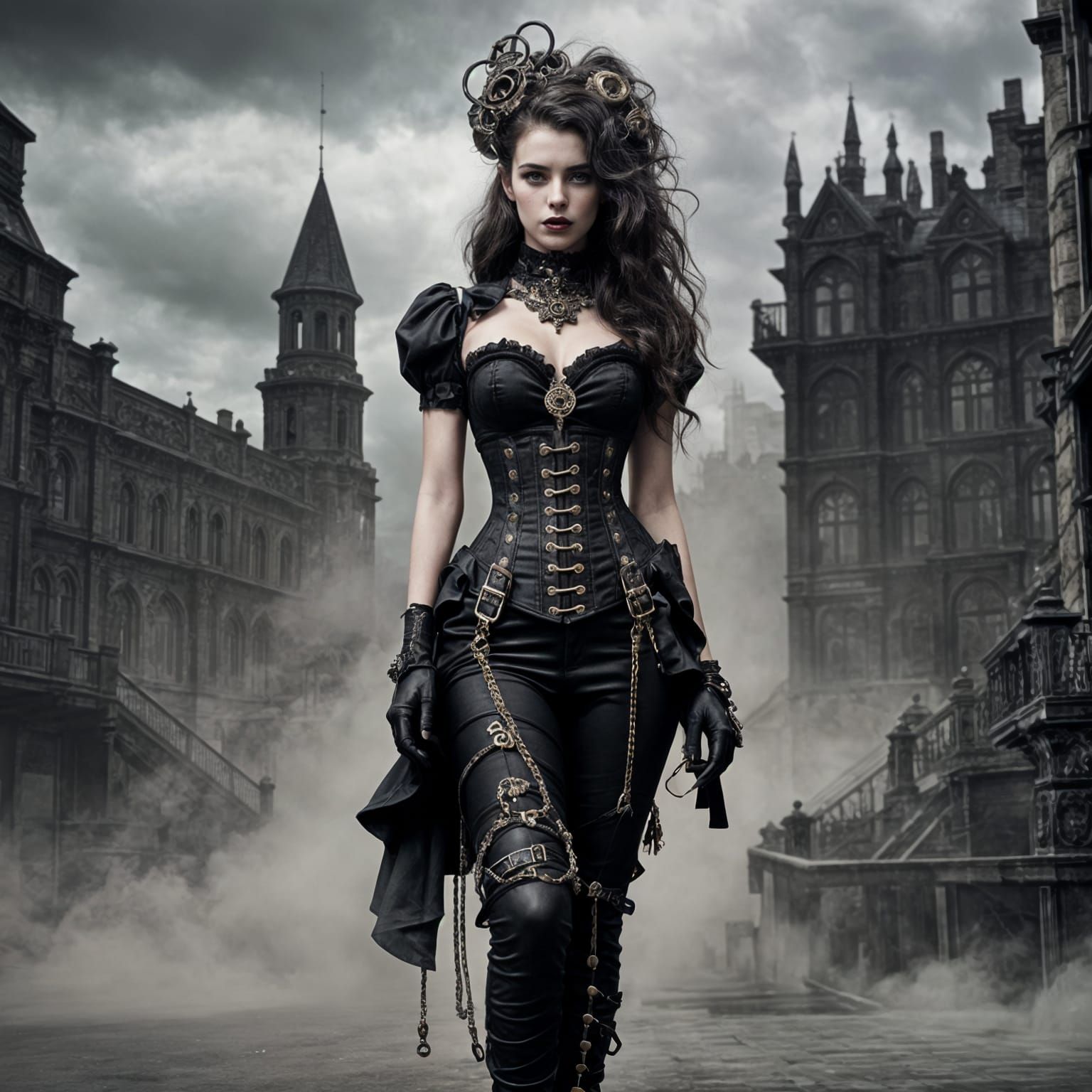 Gothic Steampunk fashion