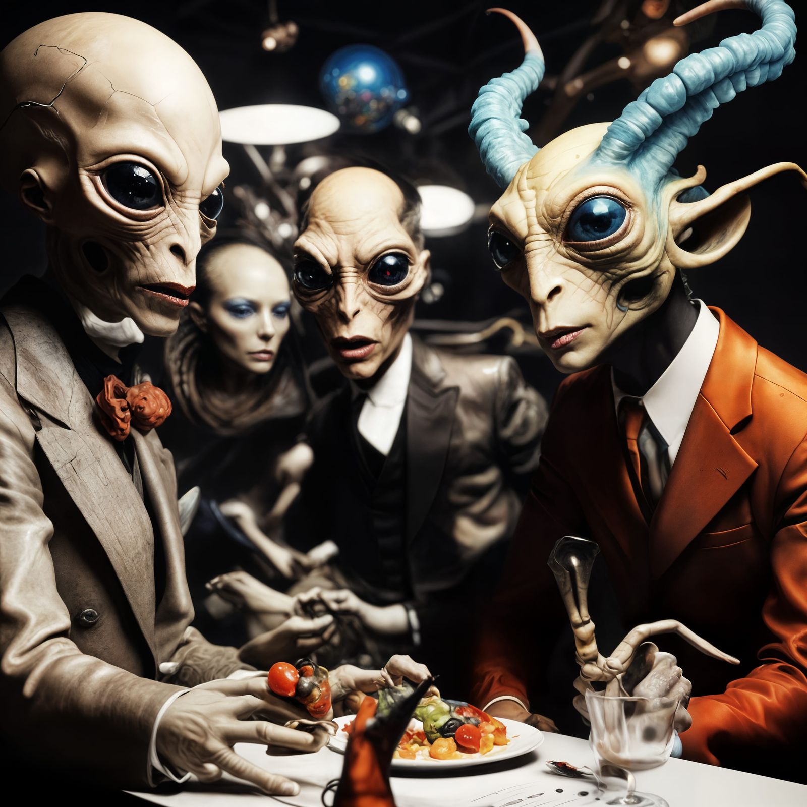 the boss's food taster is spotted trying to sneak an 'other tomato' from an unseen source. turned-out to be a very nice ...