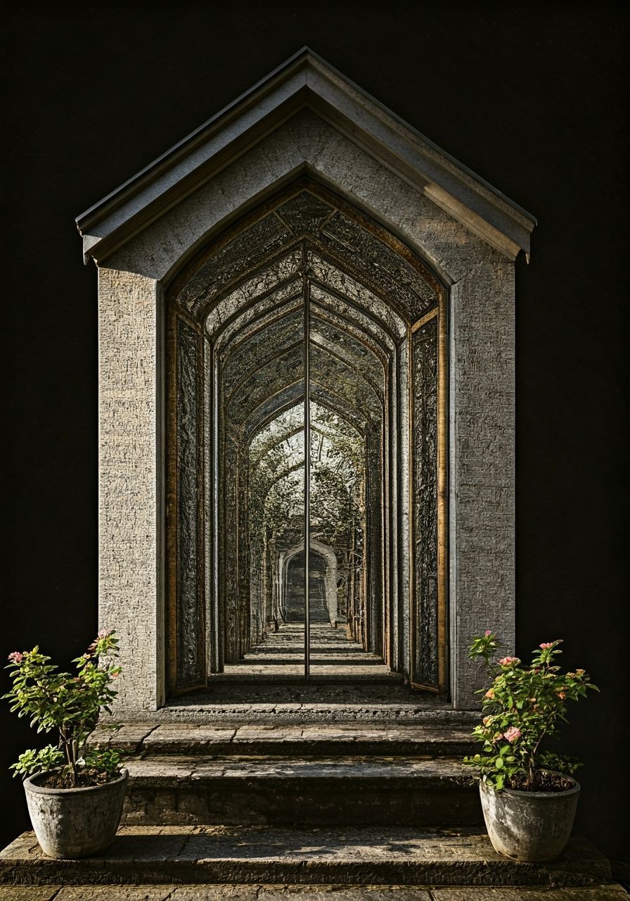 Mirroring Lost Dreams Hiding Found Objects Stretching From H...