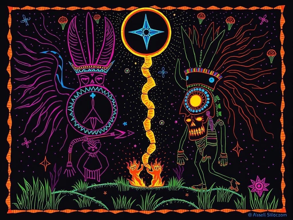 Dayglo Tribal Art: World at War