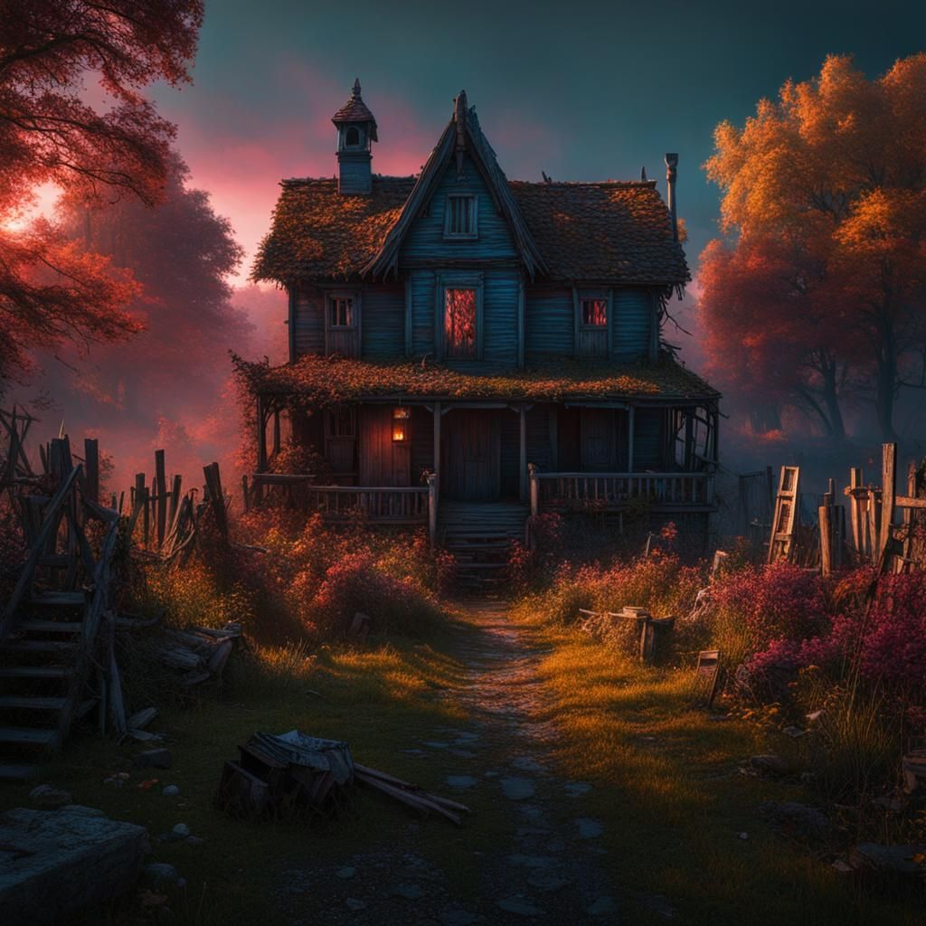 Horrific Cottagecore Village of the Zombie Apocalypse