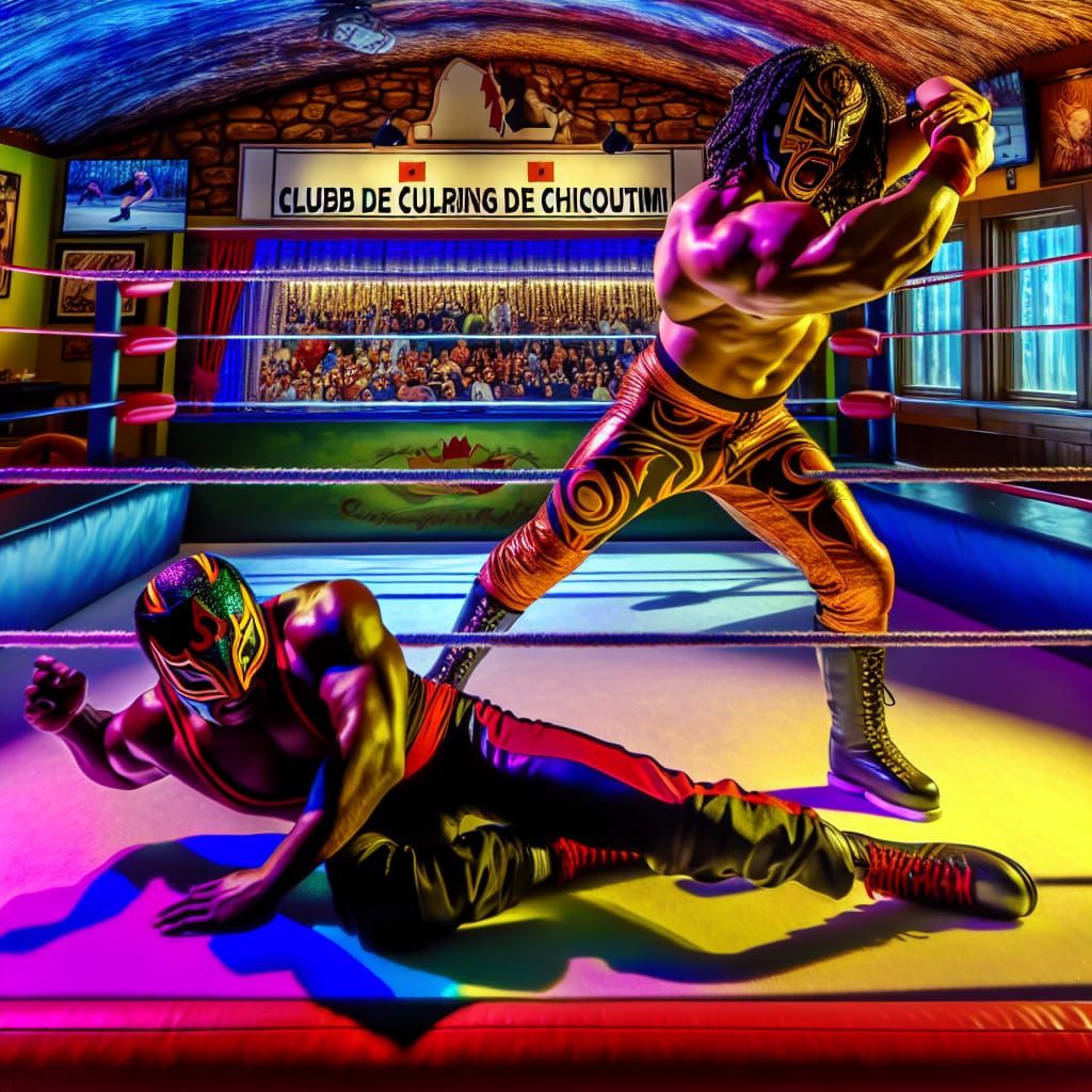 Hyperrealist Wrestling Match: Canadian Dragon vs Canadian Dr...