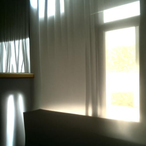 Photorealistic Sunlight Enters Dark Room