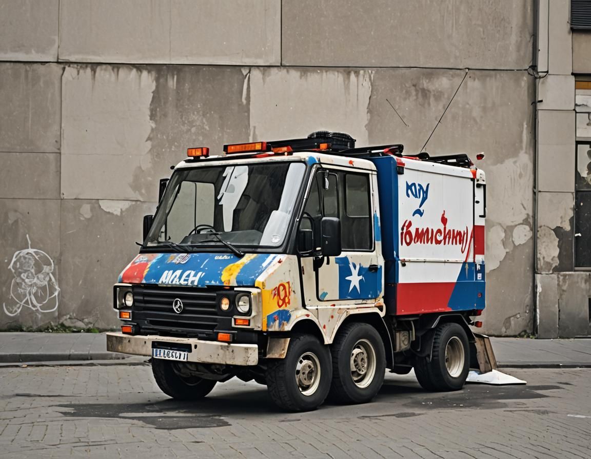 Zamboni Belgium Anarchy: AI Generated Scene