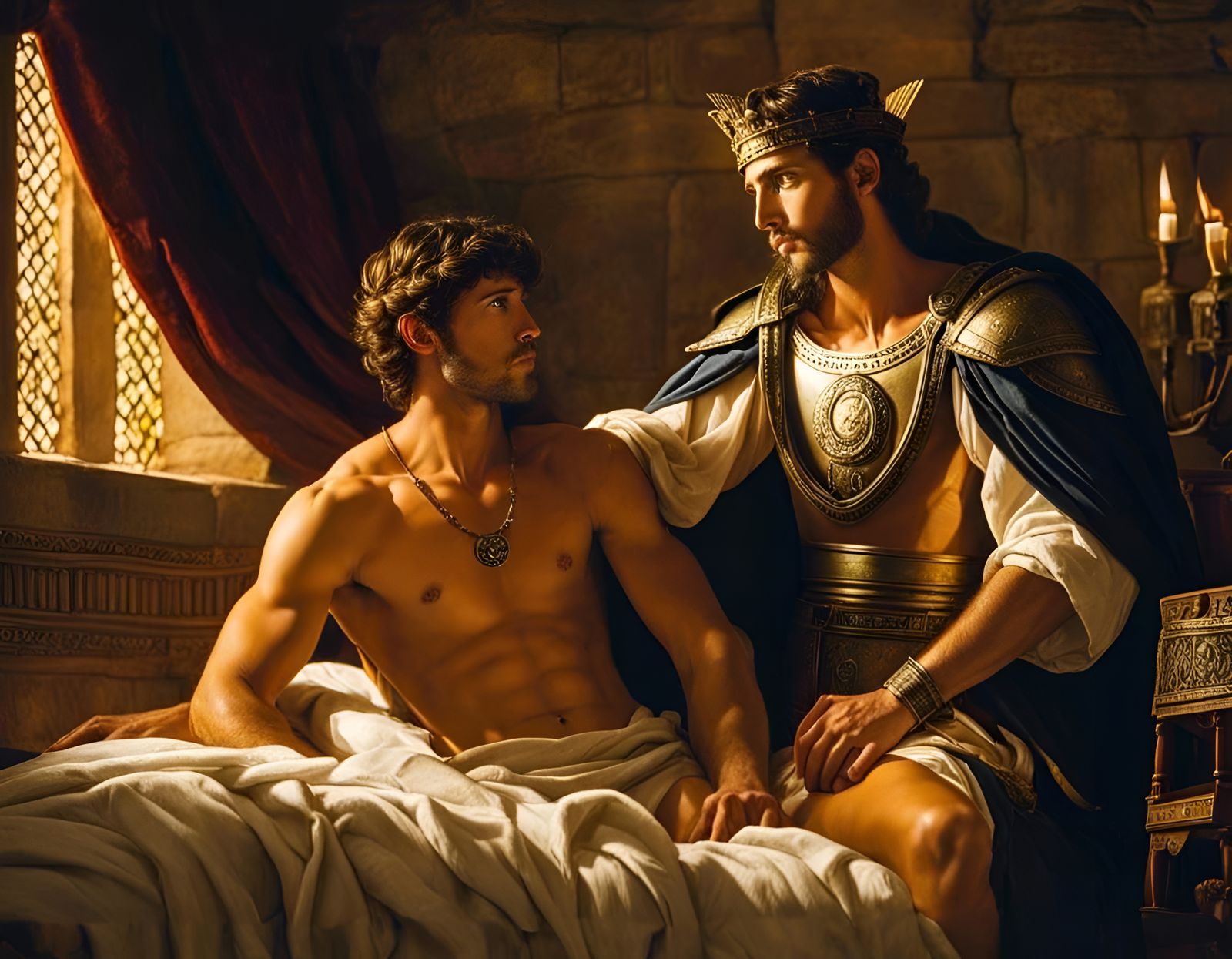 The king and his concubinus