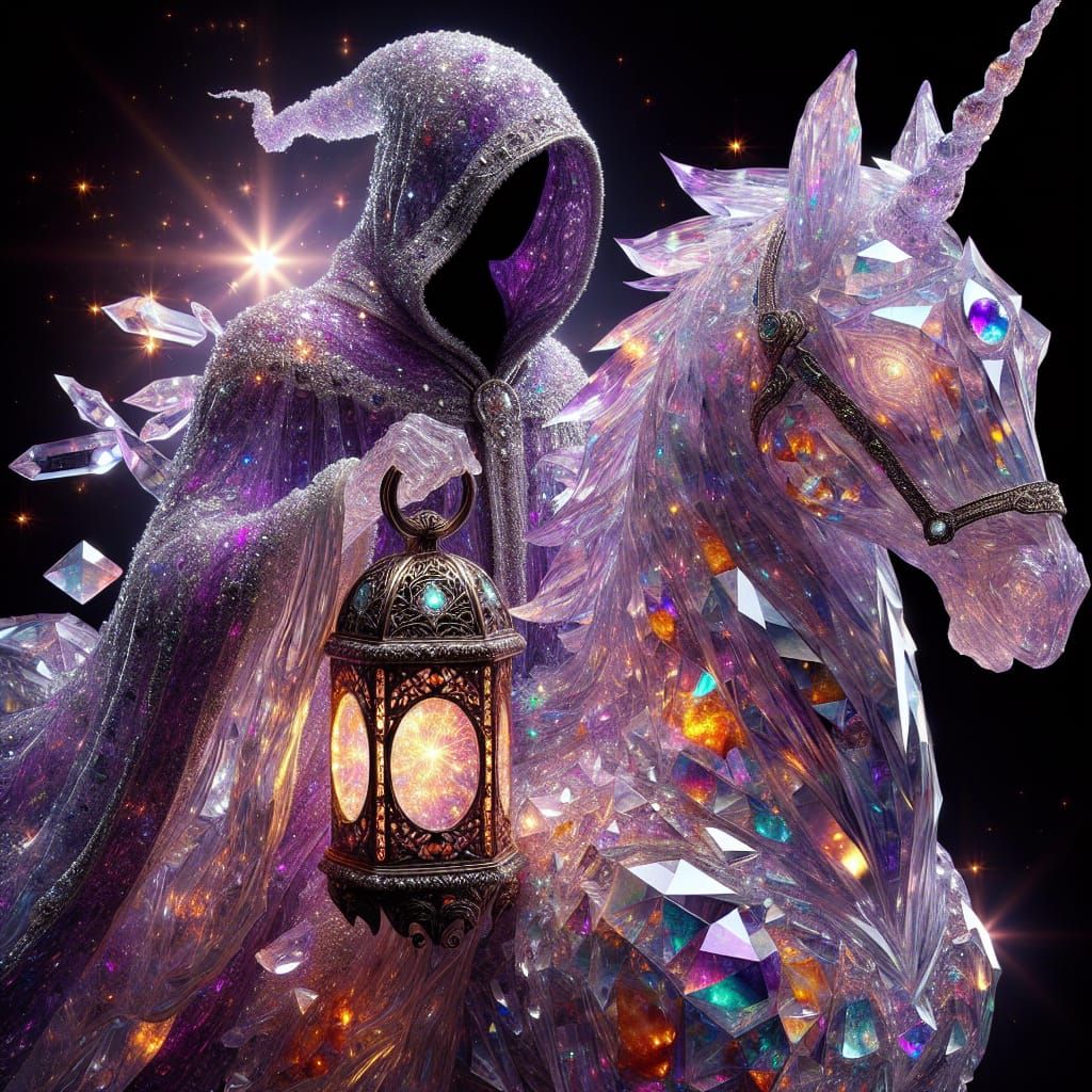 Crystalline Phantom on Unicorn of Light