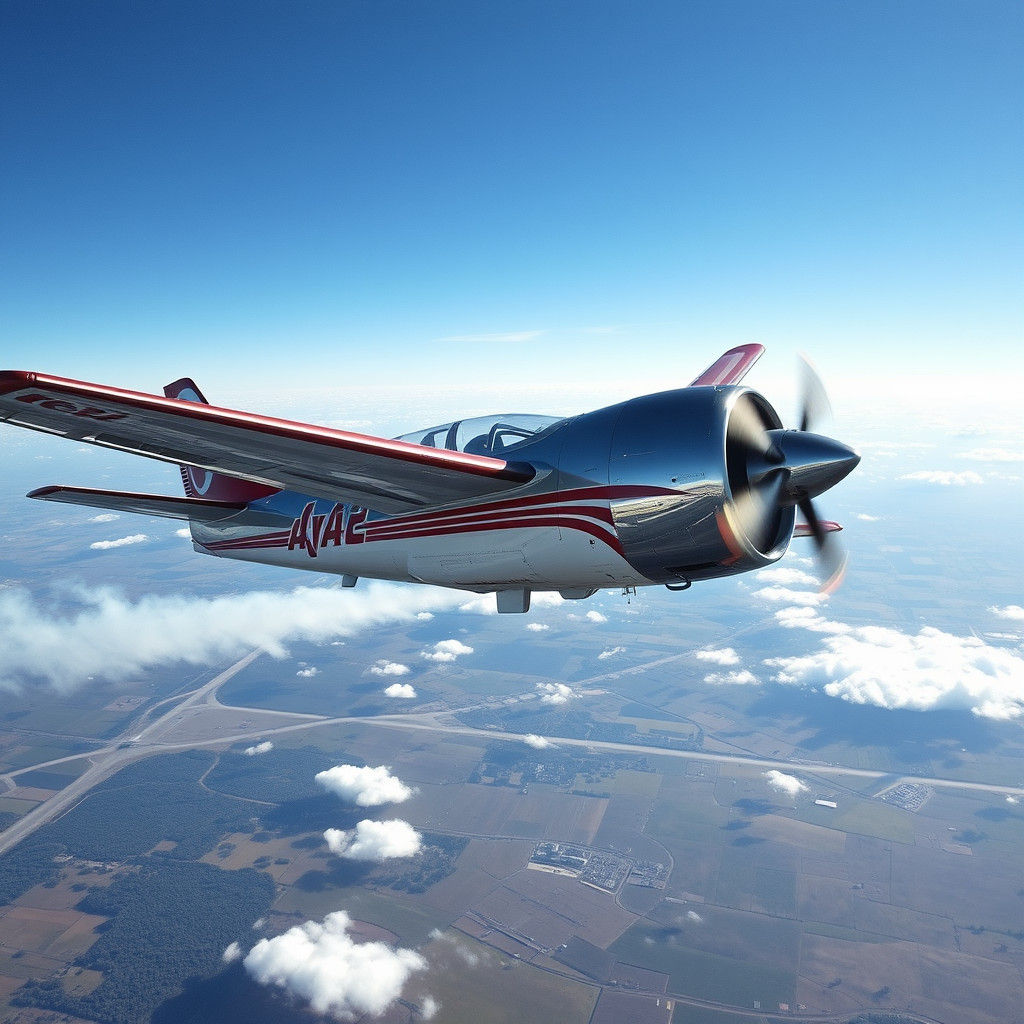 Aircraft Executing a Barrel Roll Maneuver