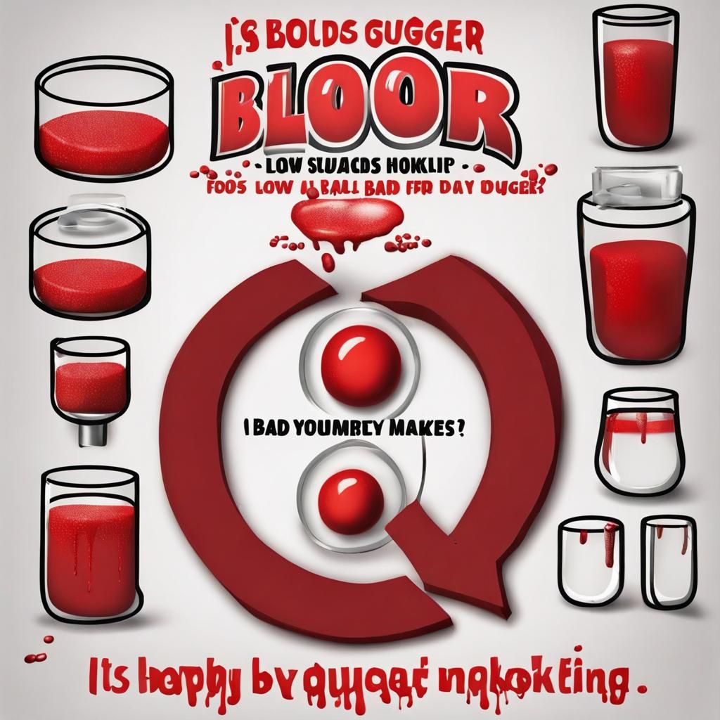 Abstract Art: Low Blood Sugar Consequences