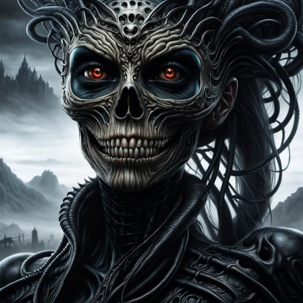 Undead Woman Portrait by Christopher Lovell