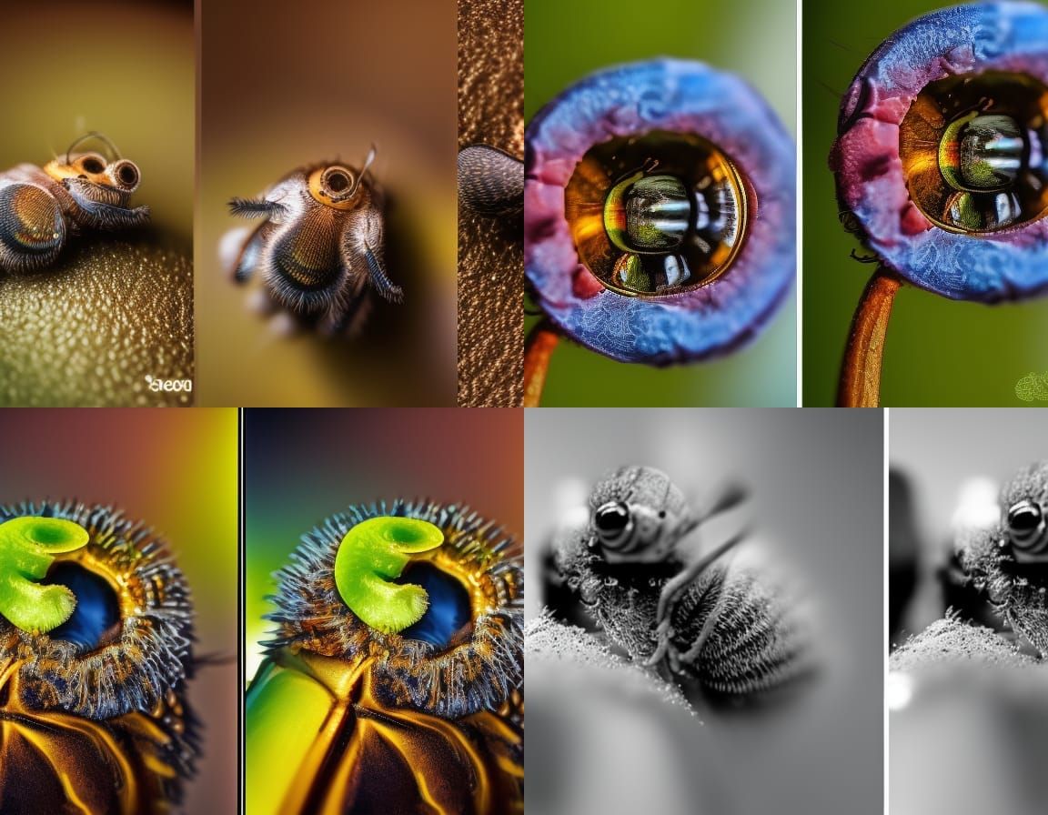 Abstract Macro Stereo Photography