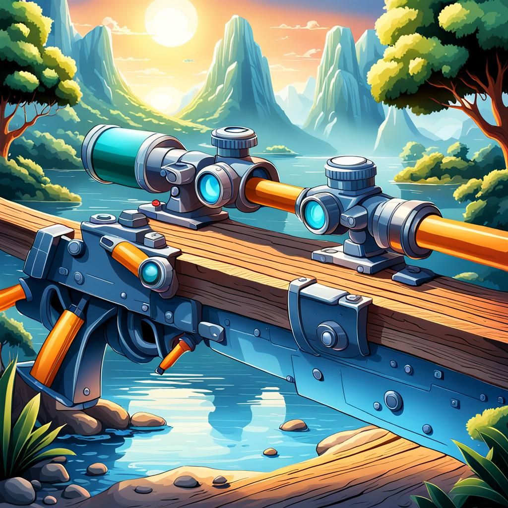 Cartoon-Style Image with Realistic Pencil Shading