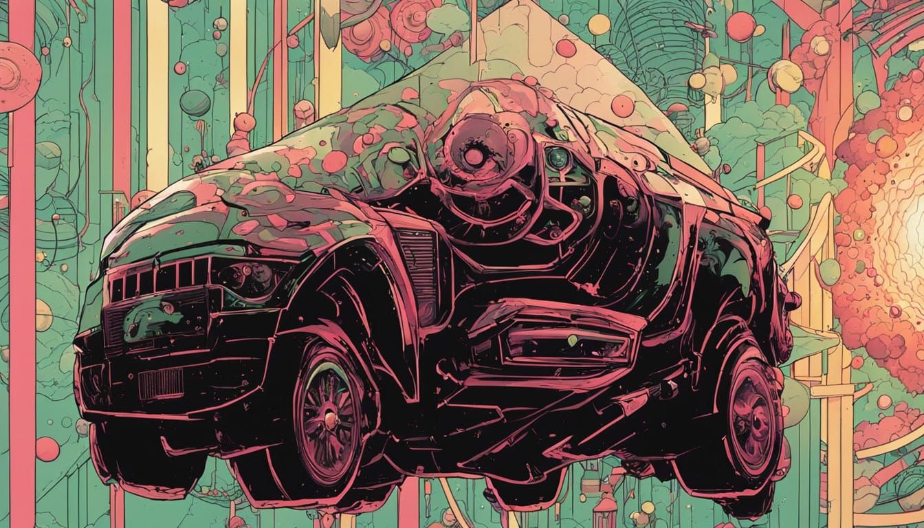 Radiant Green Triangle Beckons Cosmic Exploration