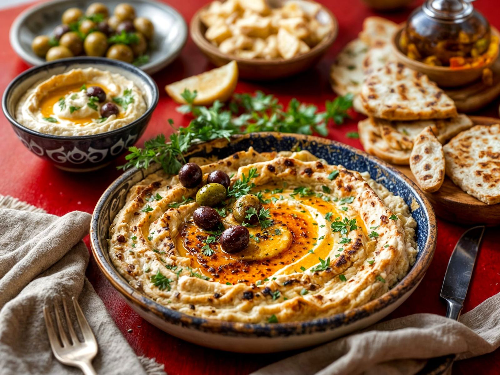 Mediterranean Feast Still Life
