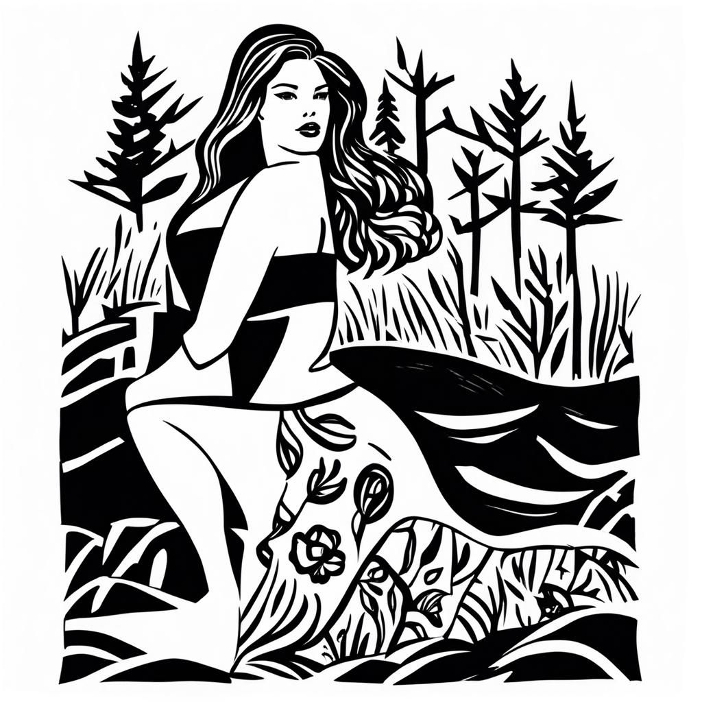 Photorealistic Portrait of Ashley Graham