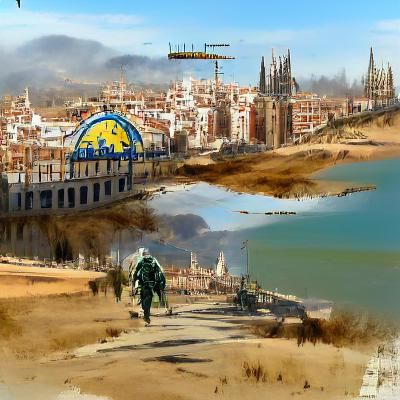 Fallout-Inspired Valencia Concept Art