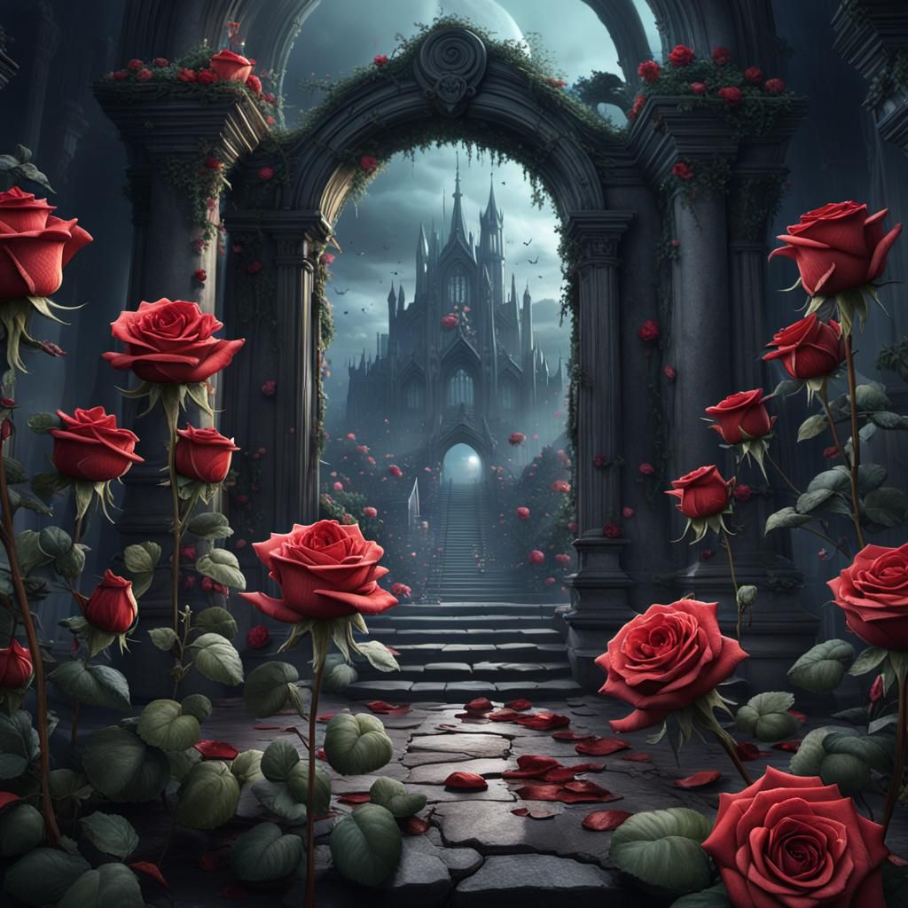 Immortal Rose: A Fantasy Concept Art