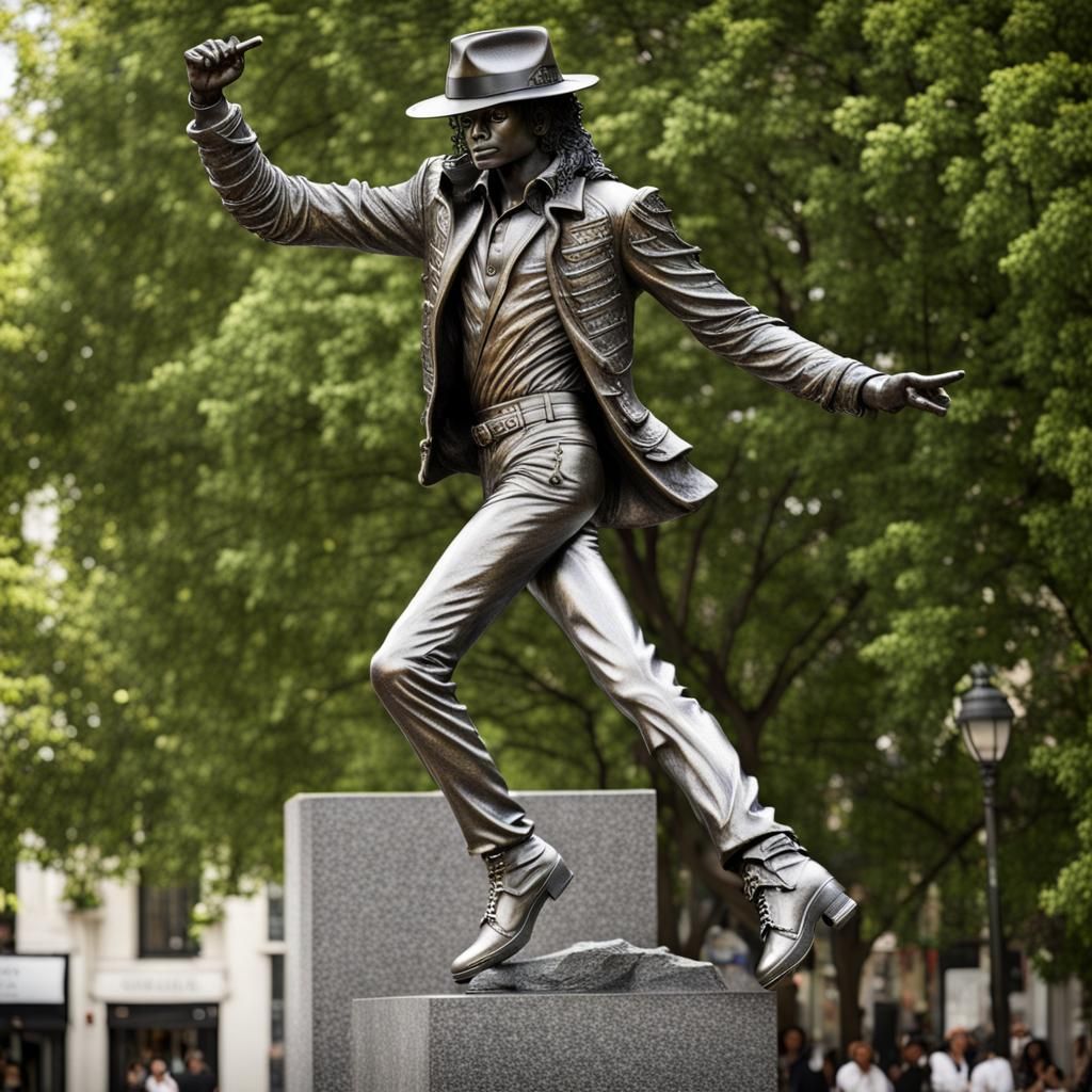Michael Jackson Statue Art