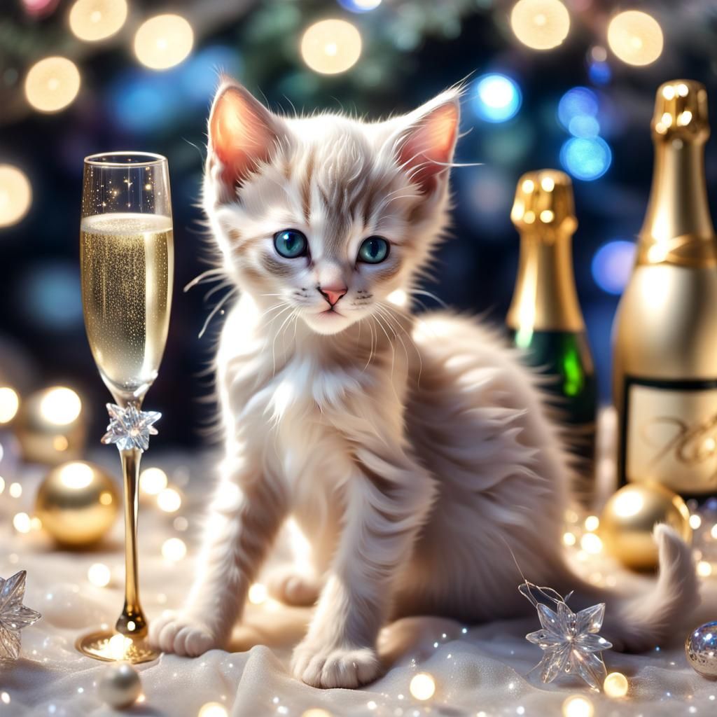 Ethereal Kitten's New Year's Eve Dream