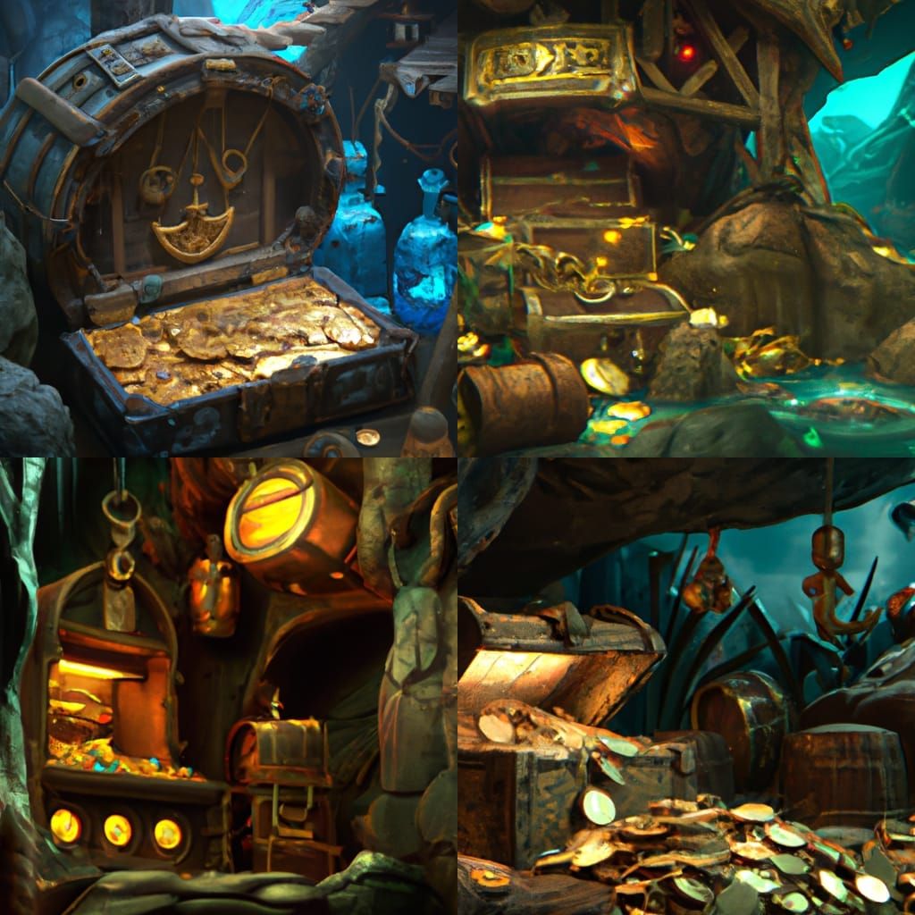 Hideen pirates’treasure