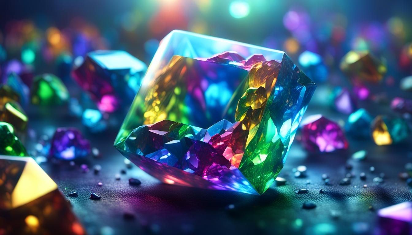 Vibrant Quantum Realms in Hyper-Realistic Detail