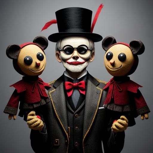 Eerie Puppet Master Controls Marionettes