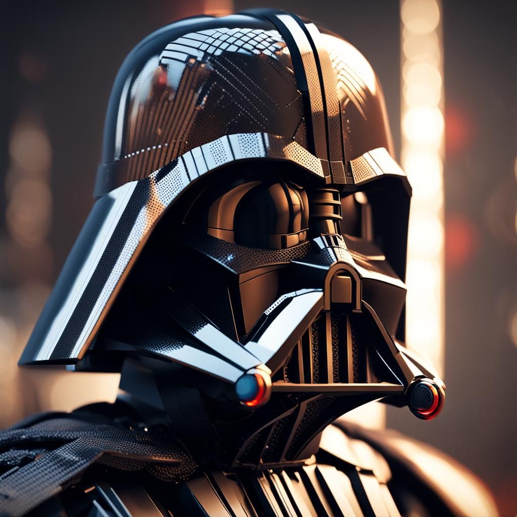 Lego Darth Vader with Beard and Glasses