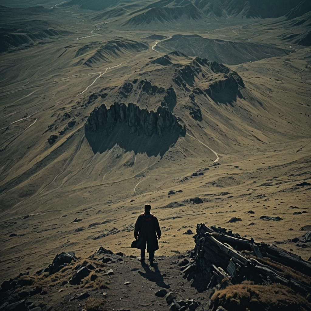 Dramatic Cinematic Still: Edge of the World