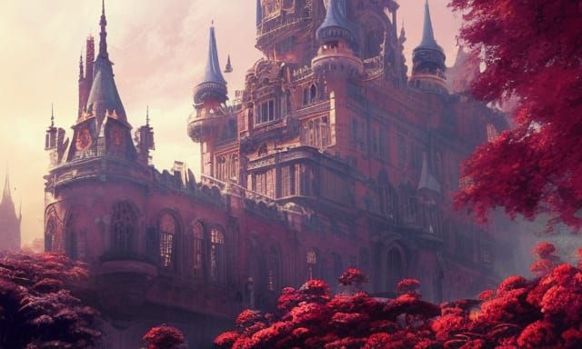 Victorian Castle on Flowery Mountain