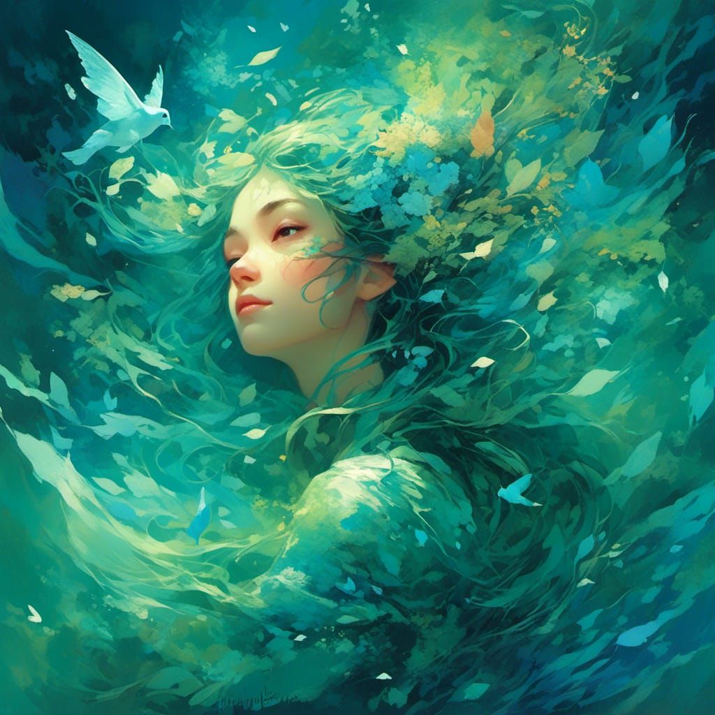 Fairy Sprinkling Magical Dust with Atmospheric Lighting