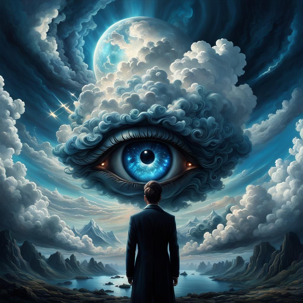 Surreal Mass Confusion: A Dramatic Digital Painting