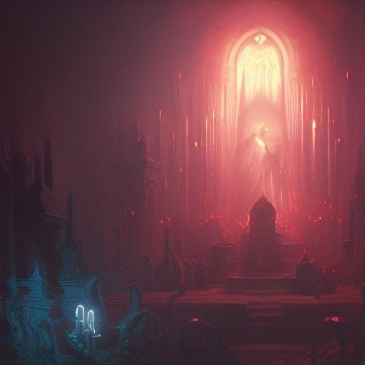 Dark Fantasy Necromancer Concept Art