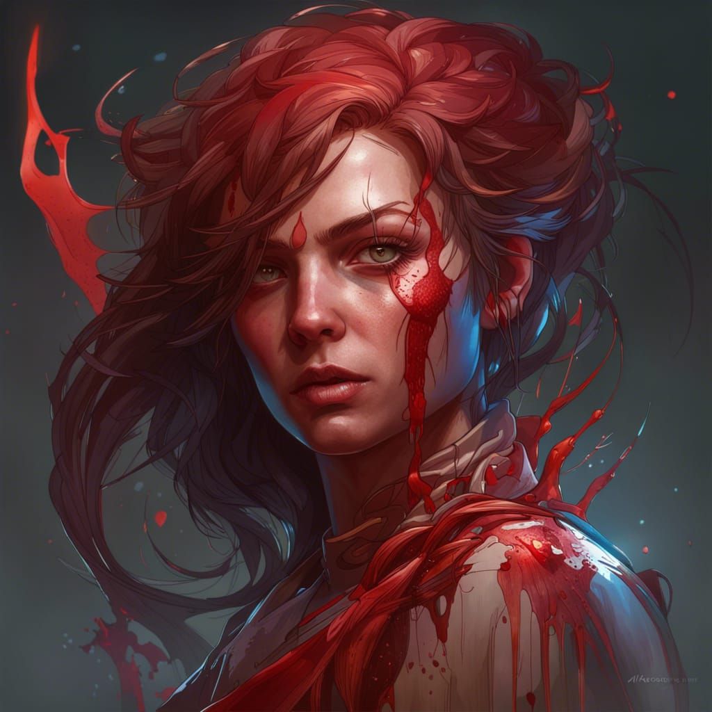 Hyperdetailed Portrait with Dynamic Lighting and Intricate D...