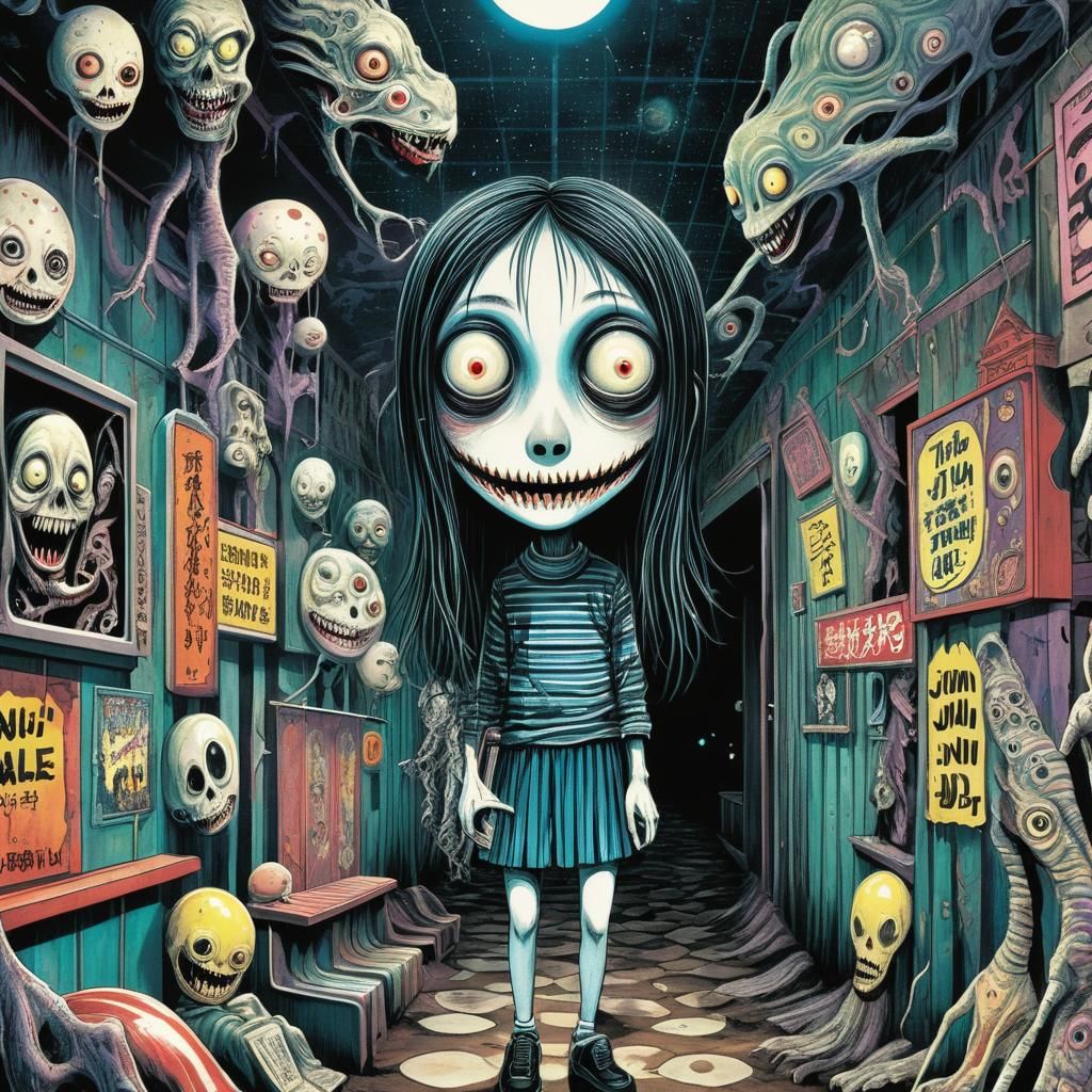 Surreal Nightmare at Fun Fun Land: Graphic Novel Horror
