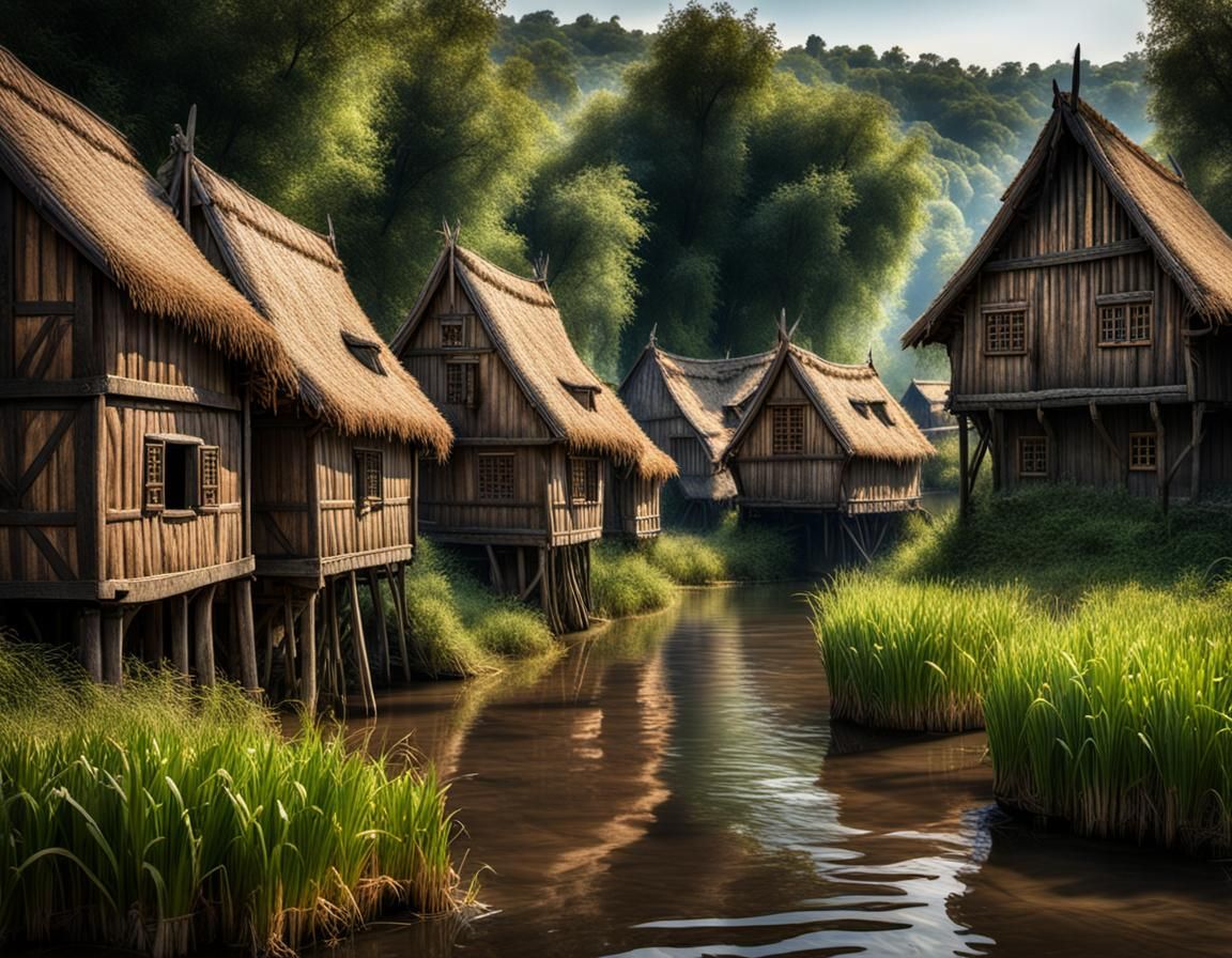 South Asian Traditional Village