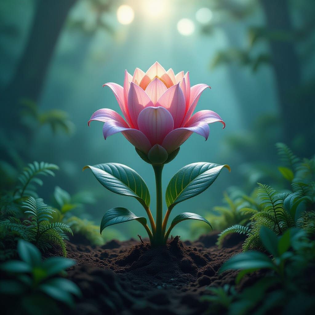 Extraordinary Mystical Plant in a Magical Ecosystem