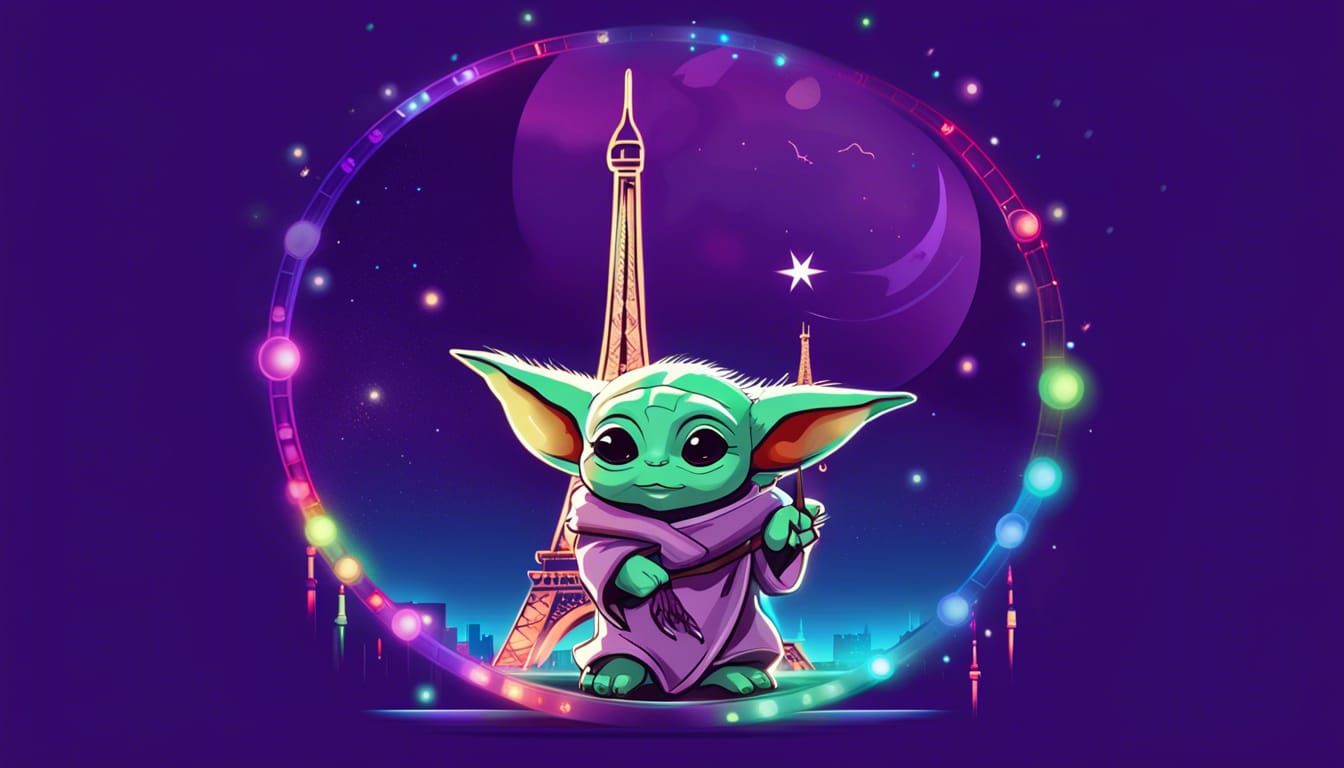 Baby Yoda Cartoon