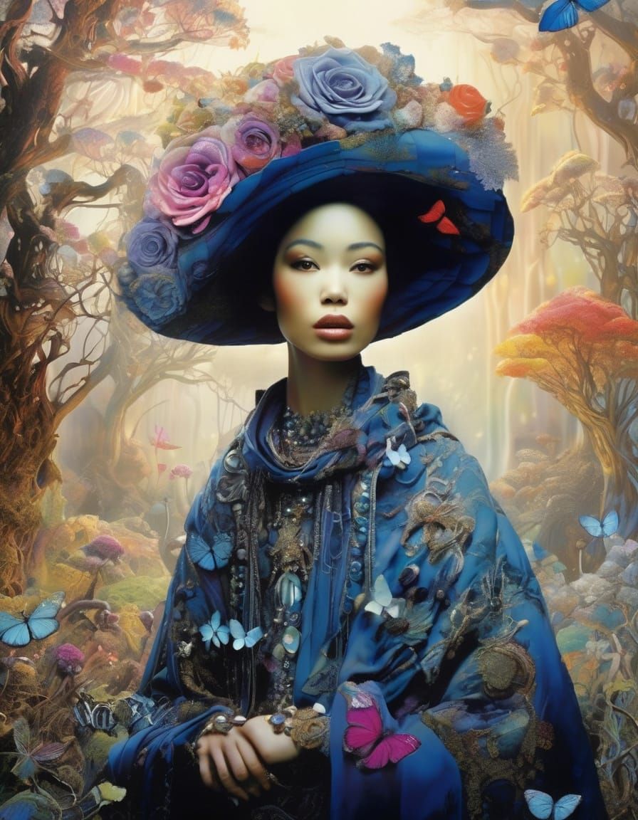 Ethereal Fantasy Scene in a Surreal Style