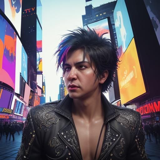 Sylvester Mouse Celebrates in Times Square Confetti